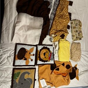 9 piece nursery bedding set